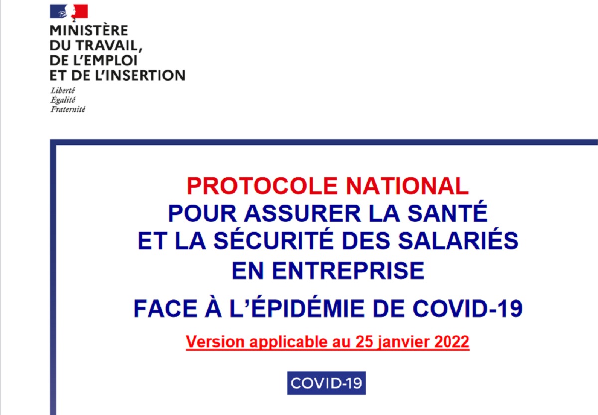 Passe vaccinal : nouvelle version du protocole sanitaire en entreprise pour son entrée en vigueur
