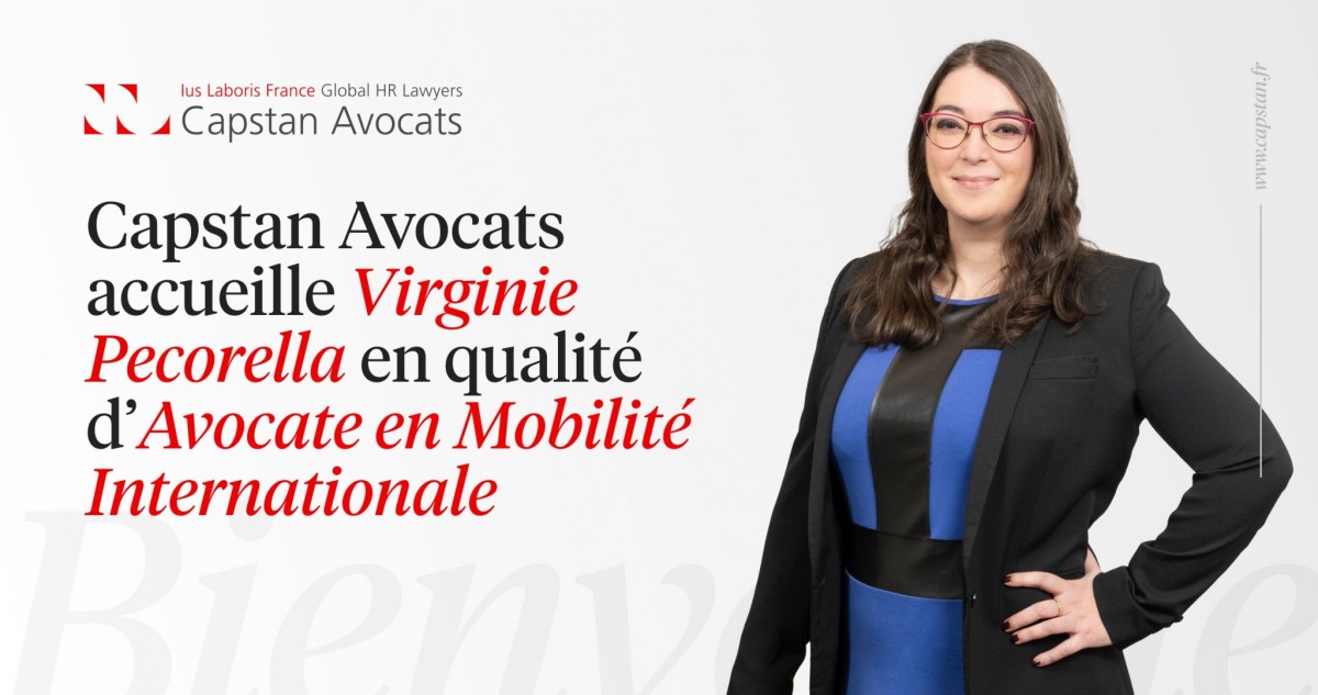 Capstan renforce son département Mobilité Internationale avec l’arrivée de Virginie Pecorella