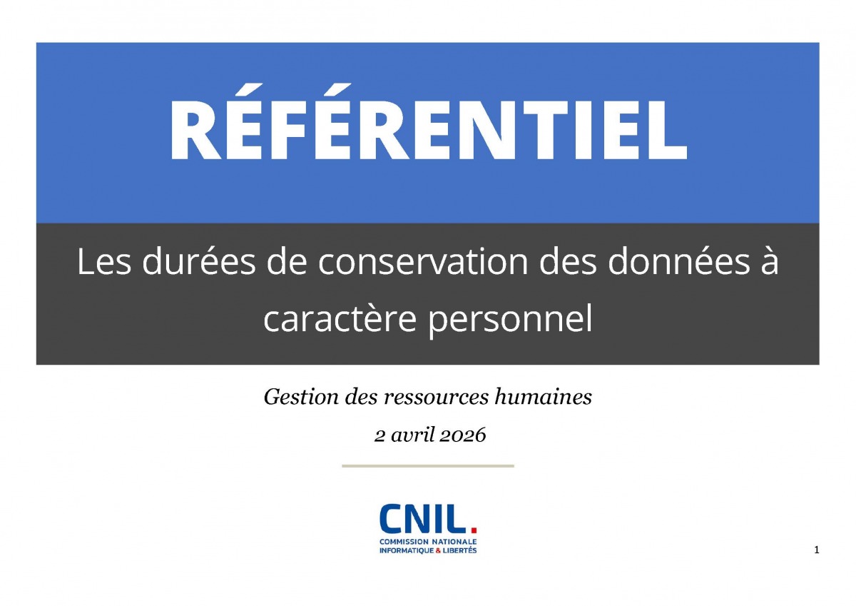 Gestion des ressources humaines : la Cnil publie un référentiel de durées de conservation
