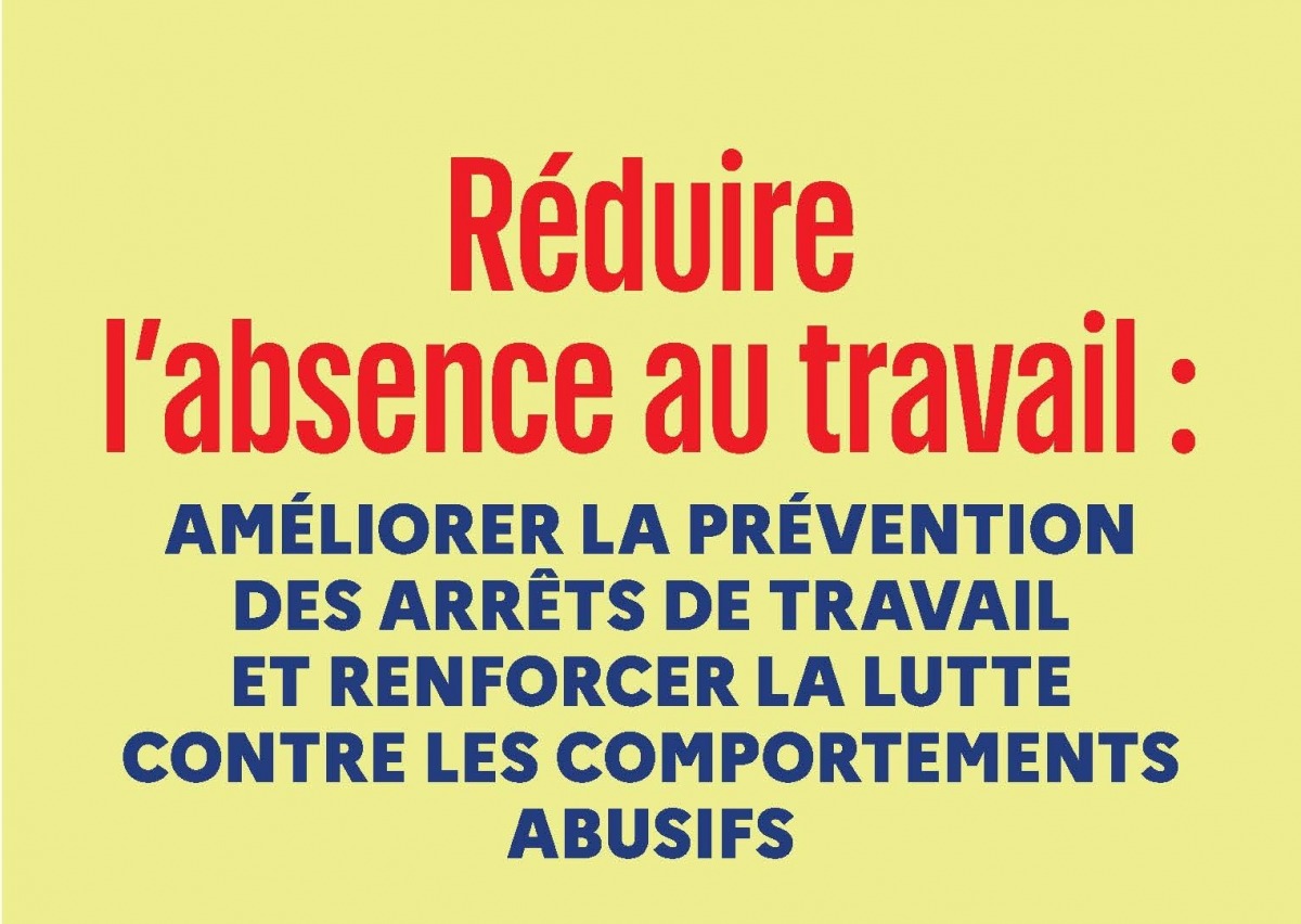 Le gouvernement annonce des mesures pour réduire l’absence au travail